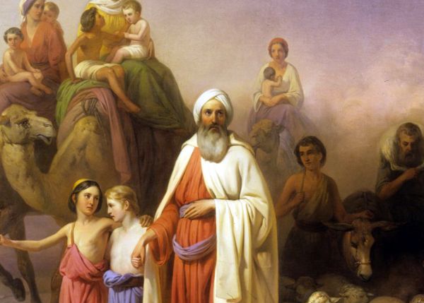 Abraham’s Journey from Ur to Canaan by József Molnár (1850) Abraham's Journey from Ur to Canaan by József Molnár