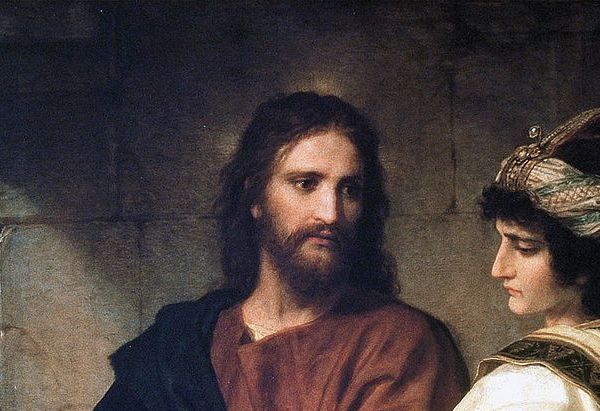 Christ and the Rich Young Ruler by Heinrich Hofmann (1889) Christ and the Rich Young Ruler by Heinrich Hofmann