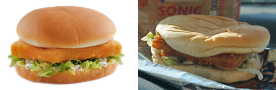 Sonic Fish Sandwich