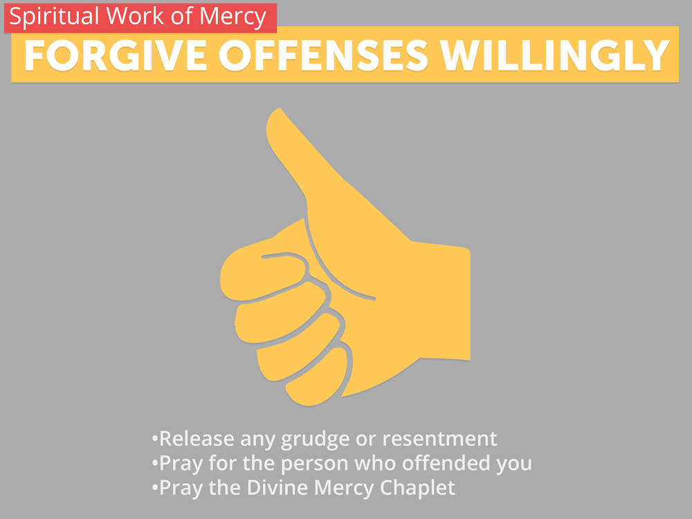 Forgive Offenses Willingly