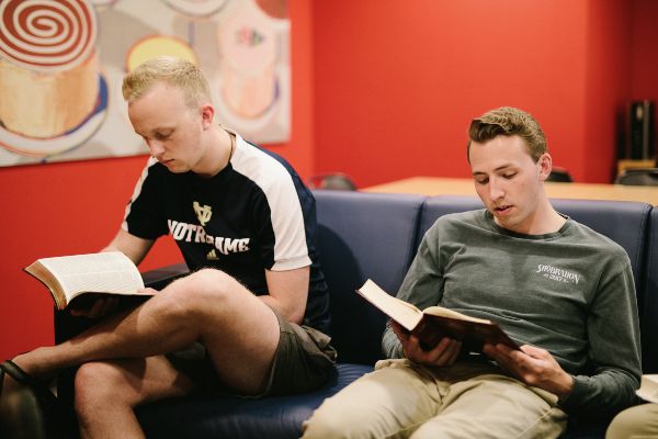 Missionaries Reading the Bible