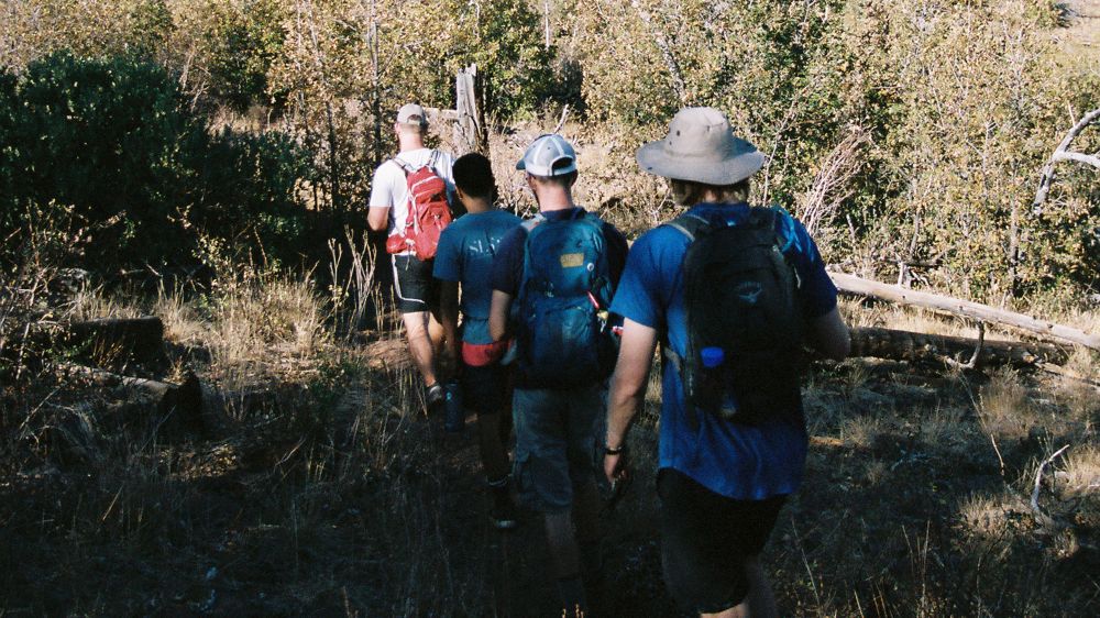 USC Men Hiking Together USC Men Hiking Together
