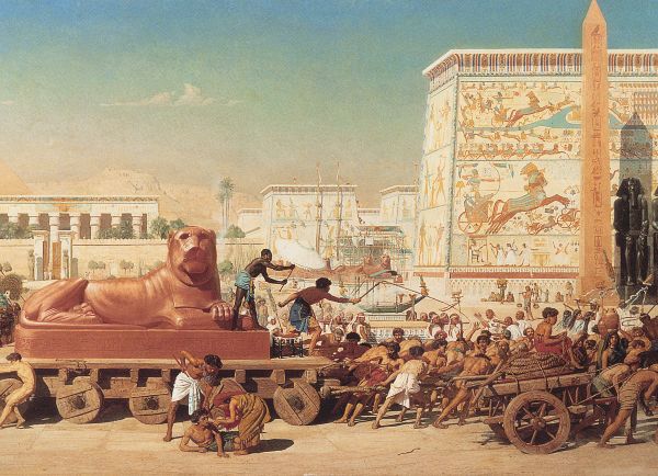 Children of Israel in Egypt by Edward Poynter Children of Israel in Egypt by Edward Poynter