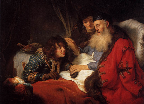 Isaac Blessing Jacob by Govert Flinck Isaac Blessing Jacob by Govert Flinck