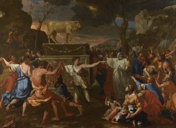 The Adoration of the Golden Calf by Nicolas Poussin The Adoration of the Golden Calf by Nicolas Poussin